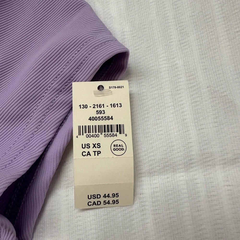 purple aerie crop top - Picture 2 of 4